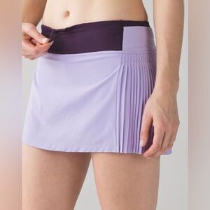 Lululemon Time To Shine Skirt
Lilac / Deep Zinfandel size 10